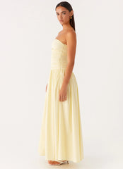 Carmel Maxi Dress - Yellow