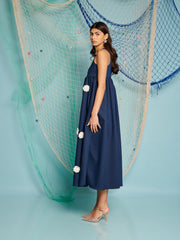 River Flower Midi Dress