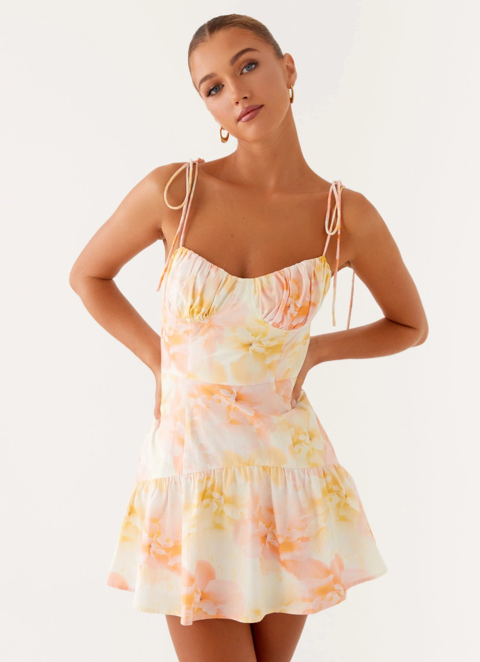 Abby Mini Dress - Floral Print