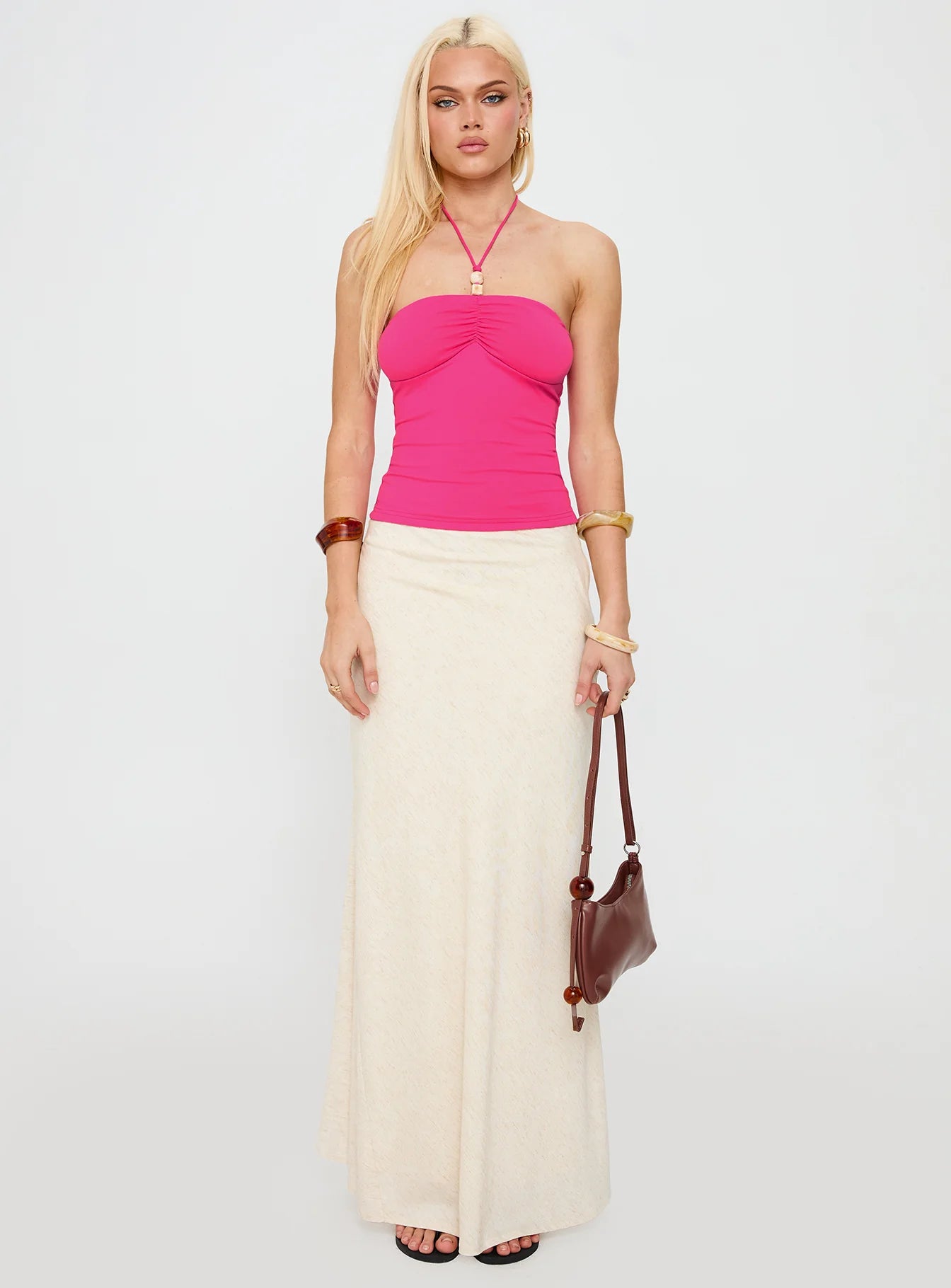 A Vision Hardware Detail Top Hot Pink