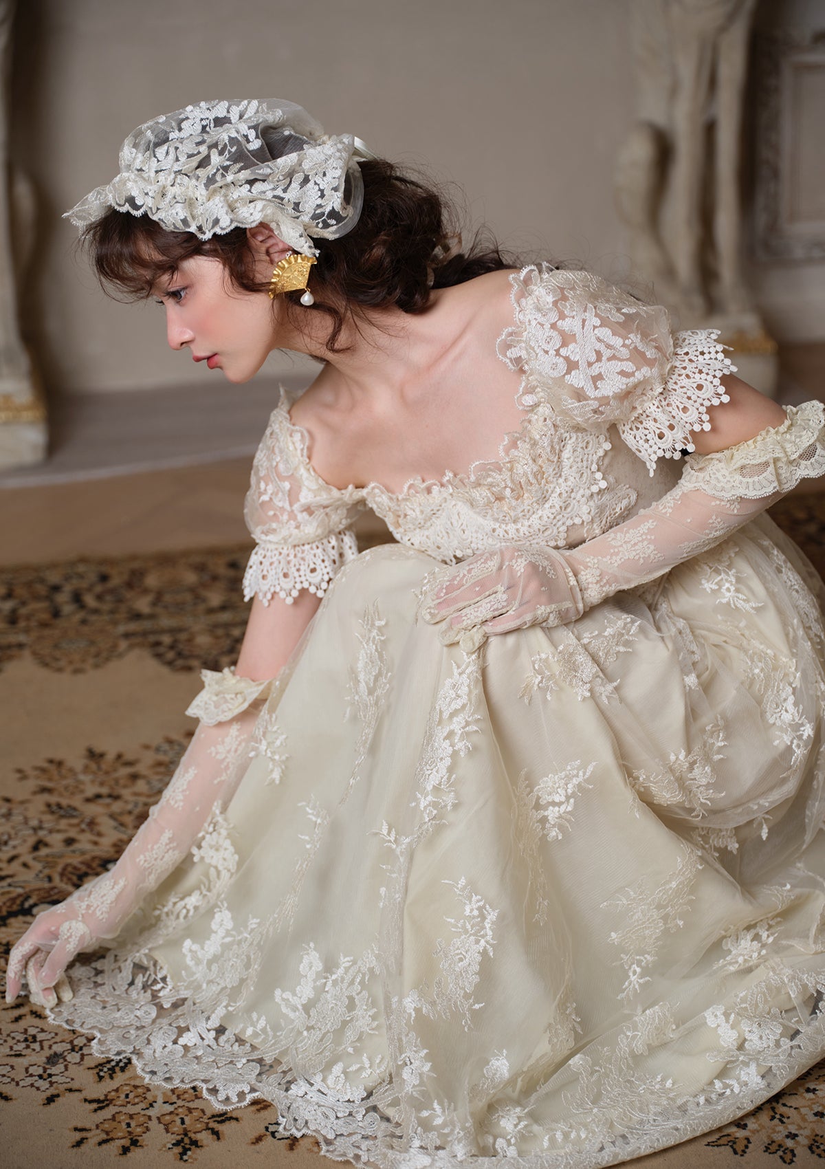 The Tear of Blossom and Candle Corset Dress